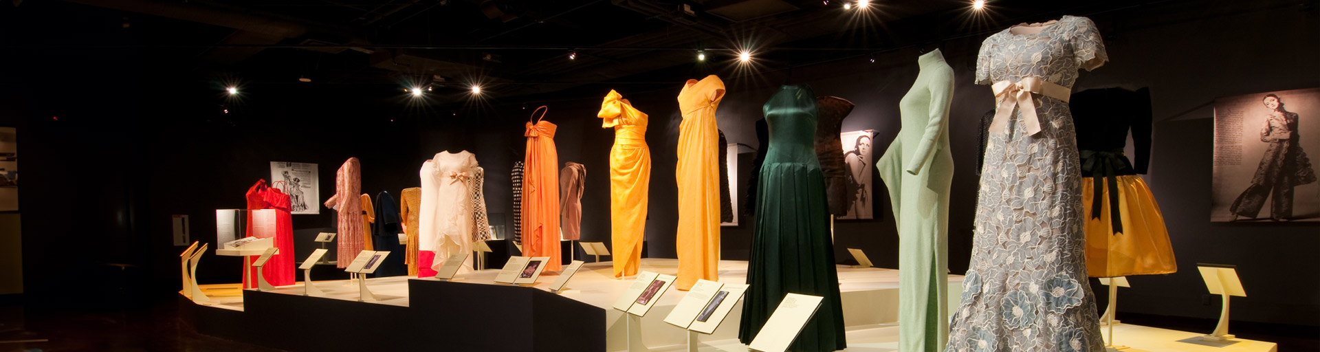 mannequins on display in asu fidm museum